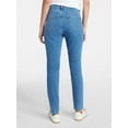 thumbnail image 4 of Time and Tru Women's High Rise Skinny Jeans, 29" Inseam Regular, Sizes 0-20, 10S-16S, 4 of 6