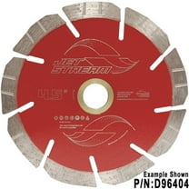 Diteq Jet Stream 4 1/2 Inch Segmented Turbo Rim Diamond Blade For Masonry