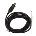 thumbnail image 4 of Guitar Bass 1/4‘‘ 6.3mm To USB Link Connection Instrument Cable Adapter, 4 of 9