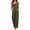 #0006-Army Green, variant on Pounoo Women's Jumpsuits Sleeveless Tie Shoulder Bow Detail Solid Color Casual Loose Wide Leg with Pockets Lightweight Comfortable Rompers Gift