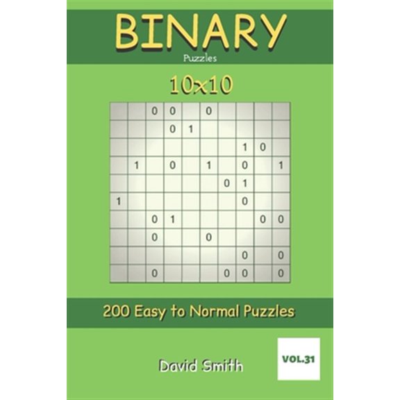 Pre-Owned Binary Puzzles - 200 Easy to Normal Puzzles 10x10 vol.31