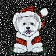 thumbnail image 2 of CafePress - Santas Westie Helper Maternity T Shirt - Maternity Dark T-Shirt, 2 of 3