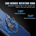 thumbnail image 5 of PBRO Case For Samsung Galaxy S20 Plus Case with Magnetic Ring Holder 360 Degree Rotating Kickstand Dual Layer Hybrid Full-Body Protect Shockproof Drop Proof Impact-Resistant Rugged for S20 Plus Blue, 5 of 7