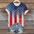 thumbnail image 7 of UngA Women's 250th America Anniversary Independence 250 Years of Freedom Crew-Neck Women Shirts (Navy,S), 7 of 7