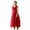 R151/Red, variant on Vividxx Toddler Girls Dresses Elegant Girls Formal Dress For Recital Pageant Performance Tutu Gown With Skirt And Sash 7-8 Years