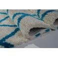 thumbnail image 2 of Ladole Rugs Geometric Trellis Simple Syle Carpet Comfortable Area Rug Carpet in Ivory-Turquoise 7x10 (6'5" x 9'5", 200cm x 290cm), 2 of 9