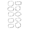 thumbnail image 2 of 10PCS Stainless Steel Cookie Cutters Set Metal Biscuit Cutter Molds for Baking Fondant Pastry Dough Sandwich DIY Kitchen Baking Tools,Silver, 2 of 9