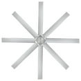 thumbnail image 3 of Mocha XL Indoor and Outdoor 8-Blade Smart Ceiling Fan 66in Brushed Aluminum with Remote Control, 3 of 5