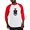 Red/White, variant on CafePress - Phi Sigma Pi Black Shield Baseball Jersey - Cotton Baseball Jersey, 3/4 Raglan Sleeve Shirt