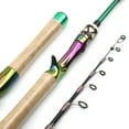 thumbnail image 1 of Telescopic Fishing Rod 6 Sections Spinning Rod/ Casting Rod UL Ton Slow Speed With Smooth Ceramic Guide Ring For Outdoor Fishing Carbon Hand Rod 5.5/ 5.9/ 6.5ft, 1 of 6
