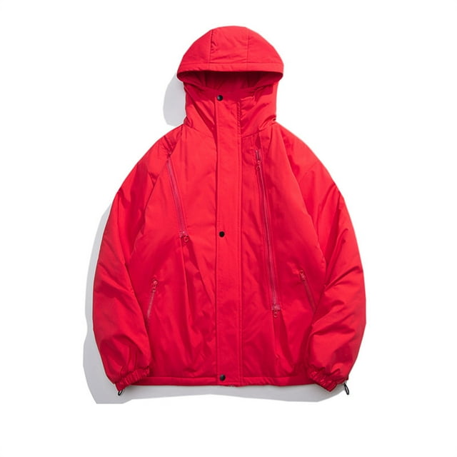 Ceisia Men's Oversize Hooded Zip-Up Warm Jacket for Winter Gift
