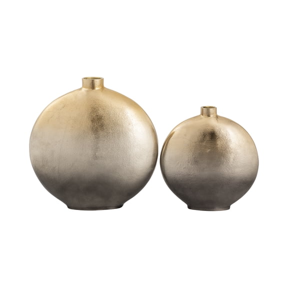 Elk Home 15-Inch Wide Alana Vase - Jar - Bottle, Contemporary, Gold