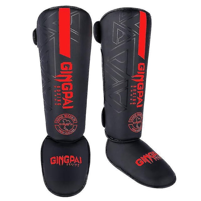 Espinilleras de Boxeo - Protector de Tobillo - Calentadores de Piernas de Entrenamiento Mma Muay Thai