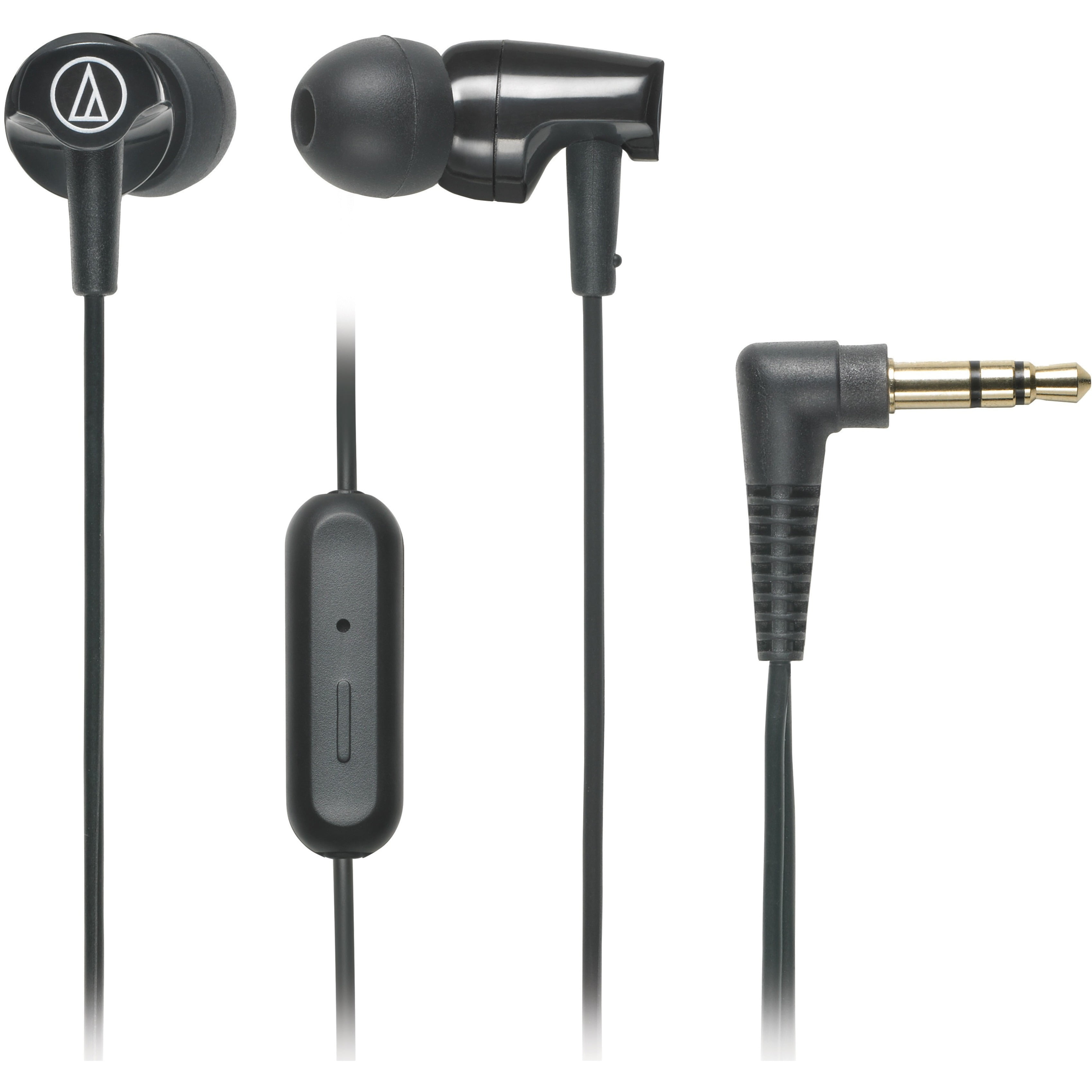 AudioTechnica NoiseCanceling OverEar Headphones, Black, ATHCLR100is