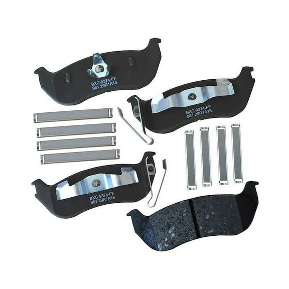 Rear Brake Pad Set - Compatible with 2003 - 2007 Jeep Liberty 2004 2005 2006