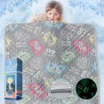 thumbnail image 1 of Anowpo Mantas refrescantes para personas que duermen calientes, manta que brilla en la oscuridad, controlador de juego, regalos para niños Q-Max>0.4 fibra de enfriamiento Arc-Chill, regalos para niños, 1 of 5