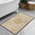 thumbnail image 4 of Washable Vintage Kitchen Mat 31"x20" Non Slip Soft Plush Low Profile Kitchen Rug, Distressed Medallion Oriental Style Sink Mat for Laundry Room Bedroom Office, 4 of 6