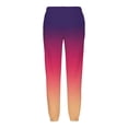 thumbnail image 3 of WILLBEST Pantalones Deportivos Casuales para Mujer con Estampado Degradado, Bolsillos, Cintura Alta, Holgados, para Uso Diario y Comodidad. Extra Grande, 3 of 4