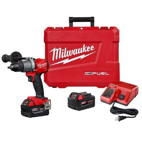 Milwaukee 2804-22 M18 FUEL 18V 1/2 Hammer Drill Kit