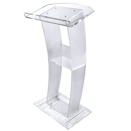 - Acrylic Lectern C Style Design - Frosty