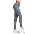 thumbnail image 4 of WLJ Women Stripe Zig-Zag Print High Waist Tummy Control Yoga Workout Leggings, 4 of 7