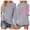 Grey, variant on Zhanying Canada Sweatshirt Women Letter Printed Graphic Pullover Hoodies Shirts Relaxed Fit Long Sleeve Fall Tops Sweaters 2025 Trendy Clothes