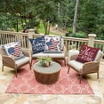 thumbnail image 5 of Dashan 4th of July Pillow Cover 16x16 Set of 4,Independence Day Red Blue Stars Cushion Cases for Couch Sofa Bed Home Decor, 5 of 6