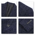 thumbnail image 3 of Mens Casual Sport Coat 1 Button Suit Blazer Slim Fit Lightweight Daily Jackets, 3 of 5
