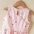 thumbnail image 4 of Odeerbi Infant Girls Tank Dress Floral Sun Dress 6-36 Months Children's Sleeveless Dresses Baby Cute Printed Dresses Pink, 4 of 6