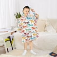 thumbnail image 6 of joogoo Blanket Hoodie for Cartoon Horses Oversize Sweatshirt 3-14 YR L, 6 of 7