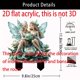 thumbnail image 5 of Wmhnj Figuras de jardn acrlicas impermeables con estaca para macetas, decoracin de plantas, interiores y exteriores, decoracin de acuarios (juego de 2)., 5 of 5