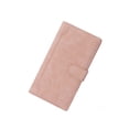 thumbnail image 2 of Cartera de cuero Sonducket para recibos pasaporte soporte de almacenamiento monedero portátil Unisex organizador de monedas accesorios de Carteras Rosado, 2 of 6