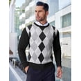 thumbnail image 6 of COOFANDY Men's Crew Neck Sweater Slim Fit Lightweight Sweatshirts Knitted Pullover for Casual or Dressy Wear, 6 of 6