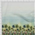 thumbnail image 2 of oneOone Organic Cotton Voile Fabric Geometric|Tree & Floral Panel Print Sewing Fabric BTY 42 Inch Wide, 2 of 3