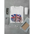thumbnail image 3 of England Flag And Grunge Bridge T-Shirt Men -Image by Shutterstock, Male x-Large, 3 of 4