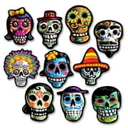 Beistle Mini Day Of The Dead Cutouts (Case of 240)