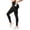 Black, variant on High Waist Yoga Pants with Pockets for Women Stretch Workout Leggings Tummy Control Athletic Gym Wear Full Length Design