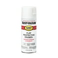 thumbnail image 3 of (6 pack) White, Rust-Oleum Stops Rust Protective Enamel Flat Spray Paint-7790830, 12 oz, 3 of 12