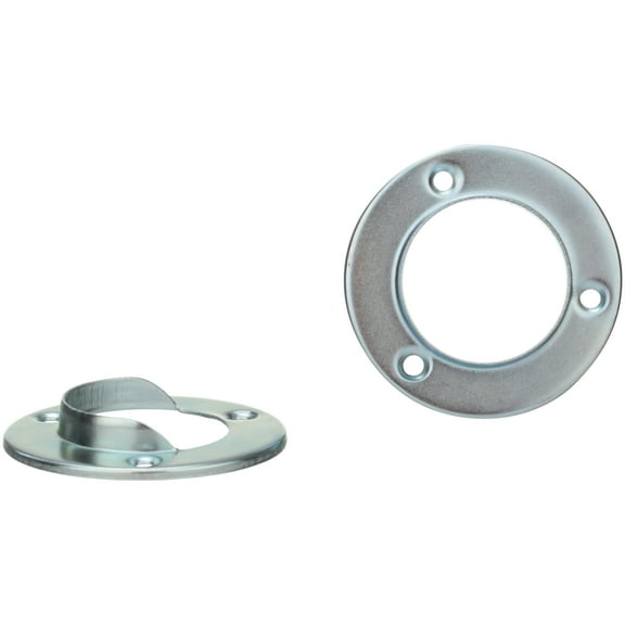 Bulldog Hardware Closet Pole Socket Set, Zinc Plated Steel (1 Set)