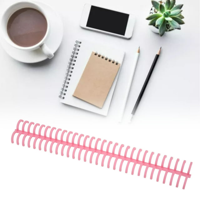 10pcs Comb Binding Spines, Large Capacity Durable Book Part for Teacher Student Notebook File Making