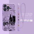 thumbnail image 1 of Harry Potter Anime Boy Case For Apple iPhone 14 13 12 Mini 11 Pro XS MAX XR X 8 7 SE Plus Liquid Left Rope Phone Cover Coquefor iPhone 13 Pro Gao Jinjia LED, 1 of 2