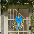 thumbnail image 5 of 2 Pack Christmas Tree Bows 12x20inch Large Burlap Wreath Bow with Glitter String for Christmas Tree Topper,Home Front Door Decor,Easter Bow, Valentines and Party Decor, 5 of 6