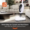 Steam Mop with Attachments,20s Rapid Heating,Lightweight Floor Steamer ...