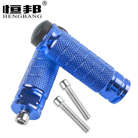 AURARMLET Metal Motorcycle Rear Passenger Foot Pegs, 2Pcs Footpegs for Motorbike Riding