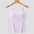 thumbnail image 2 of Loopsun Womens Pajama Tank Top, Women's Solid Color Seamless Sleevesless Underwear Shirt Top Purple,M, 2 of 5