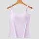 thumbnail image 1 of Pijama de manga corta para mujer, ropa interior térmica de invierno, color liso, cálida, sin costuras, resistente al frío, sin mangas, de poliéster., 1 of 6