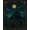 Blue, Pattern 2, variant on ODIKA 8'x10' Washable Area Rug Dark Teal Gold Moonlit Castle Scene Intricate Gothic Design with Pumpkins for Living Room, Under Sectional, Family , Durable, Non-Slip
