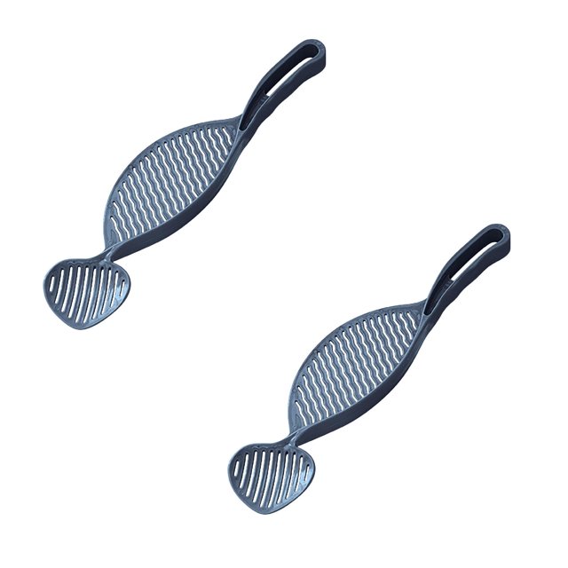 Oleegame 2PC Shower Soap Dish With Hook Pot Strainer Pot Strainer Strainer Spaghetti Strainer With Handle Pot Strainer With Recessed Handle For Different Size Pots Gray