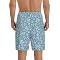 thumbnail image 4 of Lsque Floral Retro Style Mens Sleep Pajama Shorts,Short Pajama Pants, Cotton Ultra-Soft Knit-X-Large, 4 of 9