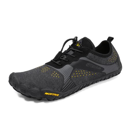 

NORTIV 8 Men Water Shoes Quick Dry Barefoot Swim Diving Surf Sport Beach Shoes Aqua Shoes For Men TREKMAN-1 BLACK/DARK/GREY Size 7